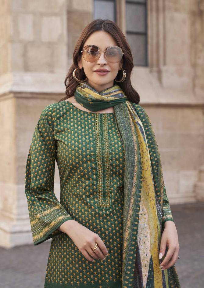 Roz Meher By The Hermitage lawn Karachi Cotton Dress Material Wholesale Shop In Surat